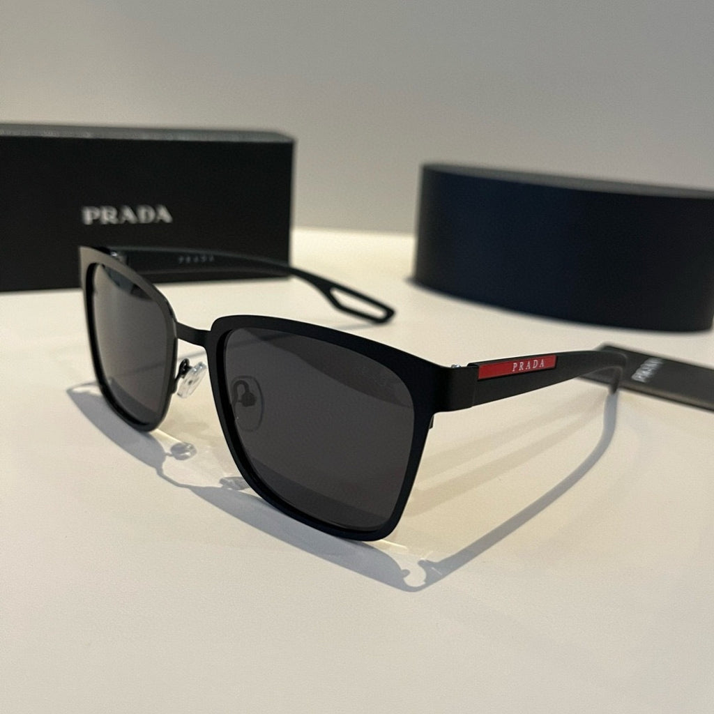 Prada Fashion Black Lens Sunglasses for Men - 432068 - detail image 3