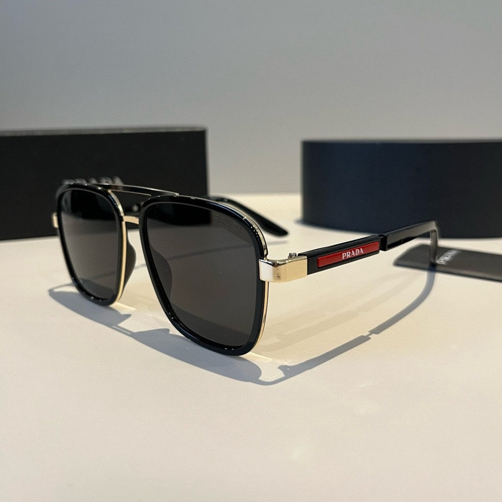 Prada Fashion Black Lens Sunglasses for Men & Women - 432069 - detail image 3