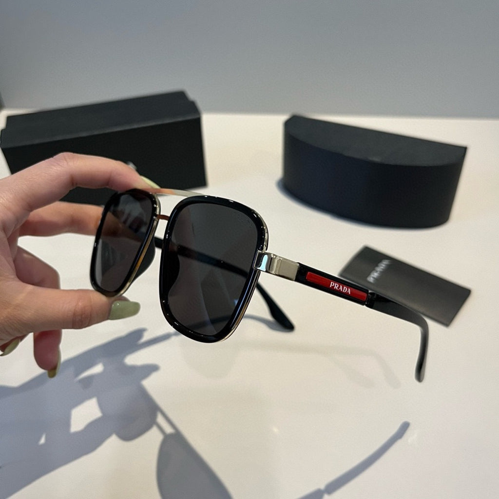 Prada Fashion Black Lens Sunglasses for Men & Women - 432069 - detail image 4