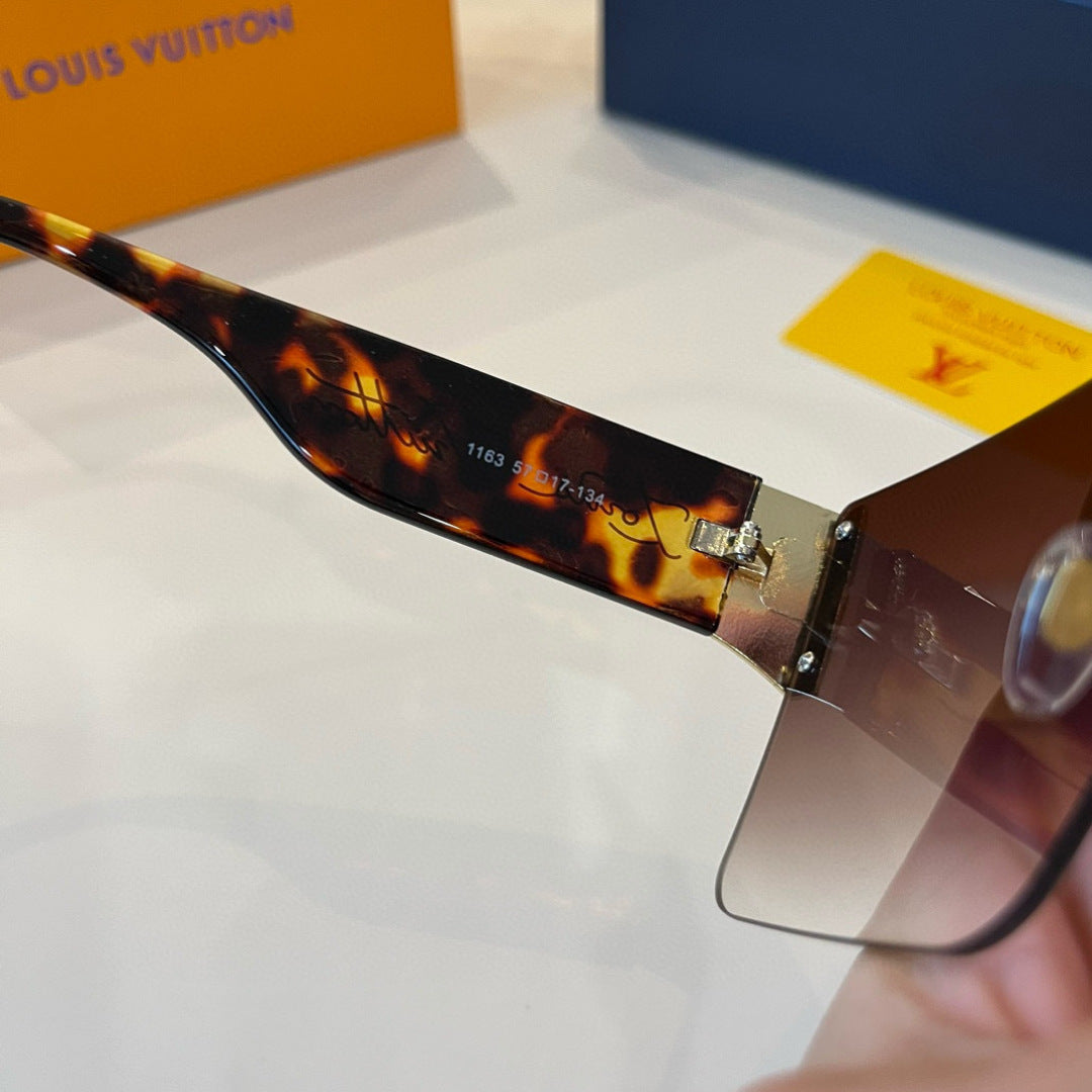 Louis Vuitton Metal Aviator Brown Lens Sunglasses for Men & Women - 464784 - detail image 6