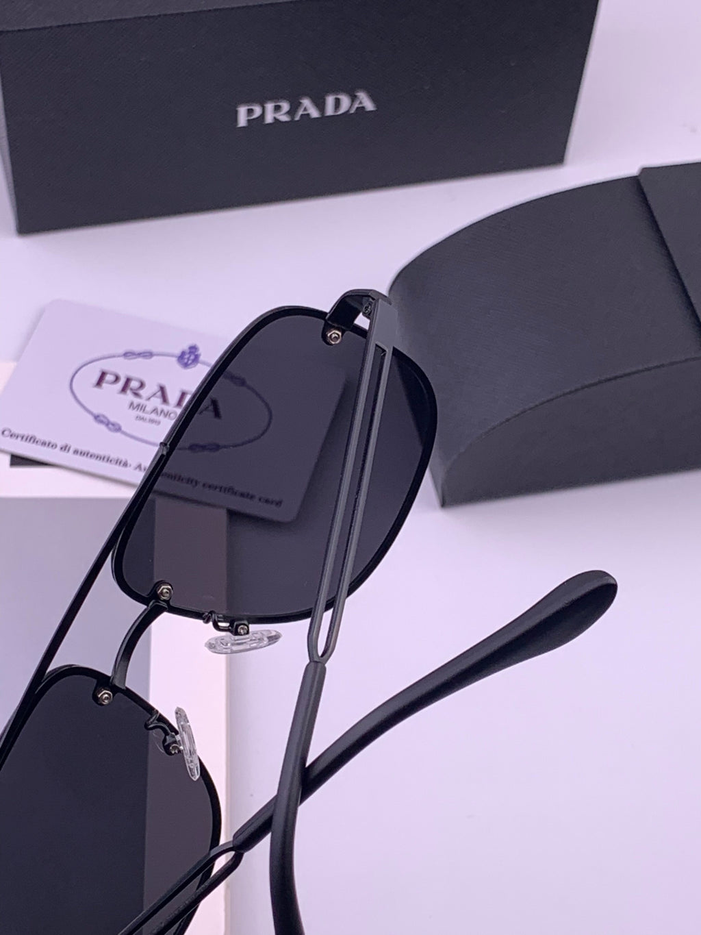 Prada P880665 Polarized Fashion Gray Lens Sunglasses for Men - 415668 - detail image 5