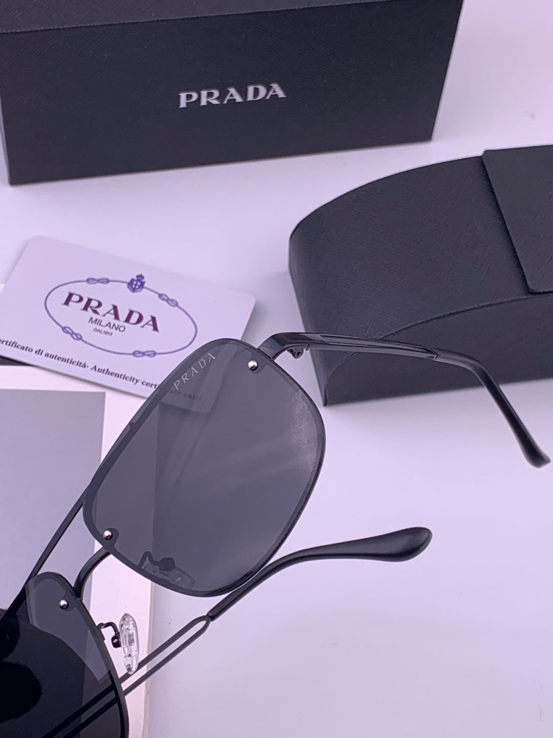 Prada P880665 Polarized Fashion Gray Lens Sunglasses for Men - 415668 - detail image 3