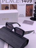 Dior D2111 Polarized Square Brown Lens Sunglasses for Men & Women