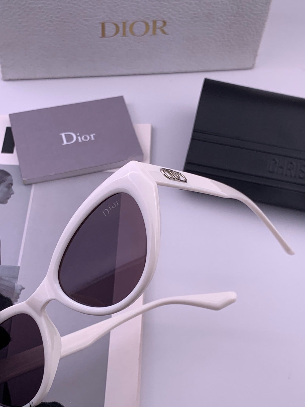 Dior D4109 Polarized Square Pink Lens Sunglasses for Men & Women - 415512 - detail image 2