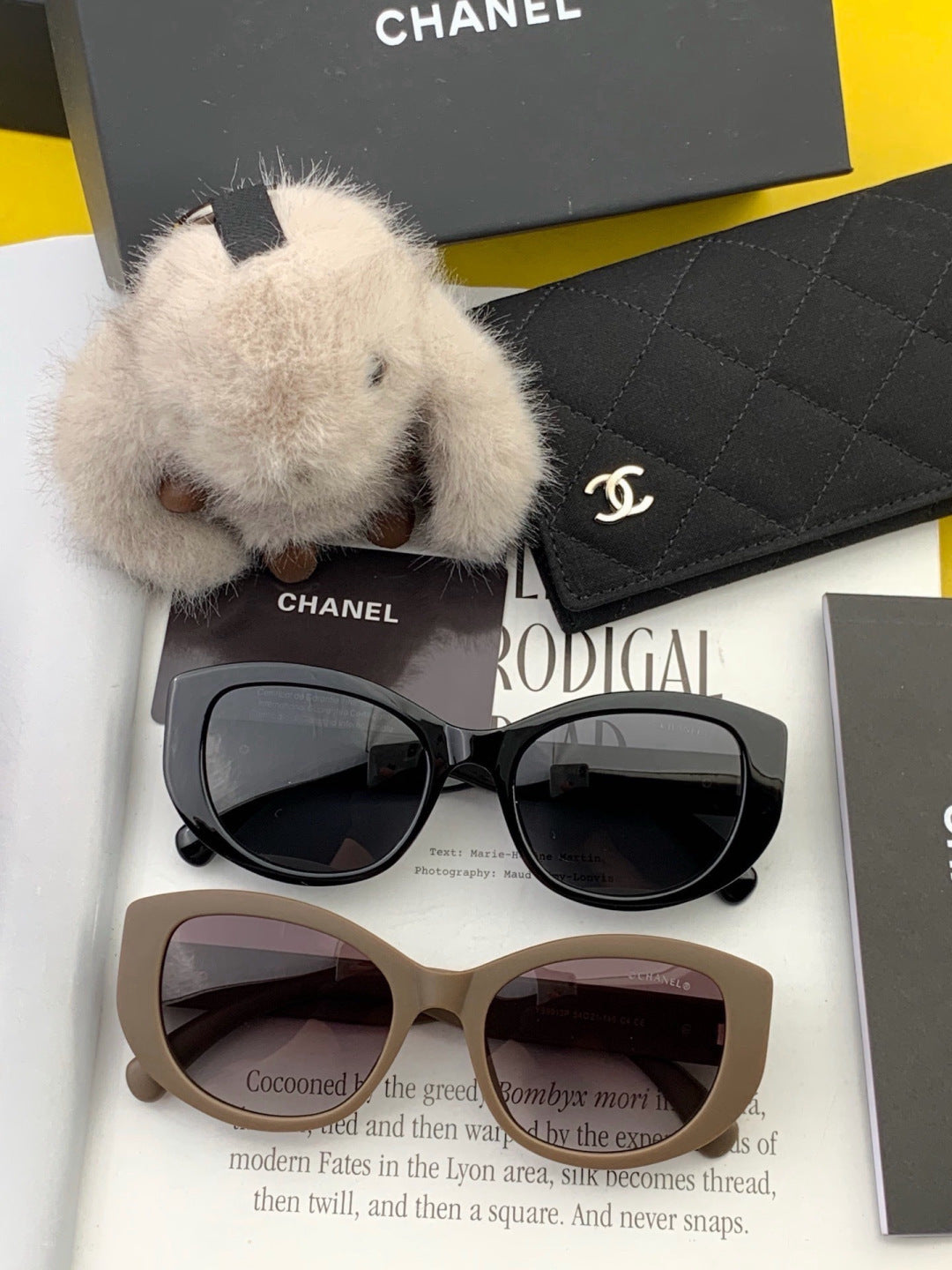 Chanel CH3991 Polarized Round Silver Lens Sunglasses for Women - 415277 - detail image 7