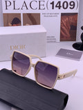 Dior CD4780 Polarized Square Black Lens Sunglasses for Women - 415383