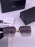 Dior CD3917 Polarized Square Red Lens Sunglasses for Women - 415386