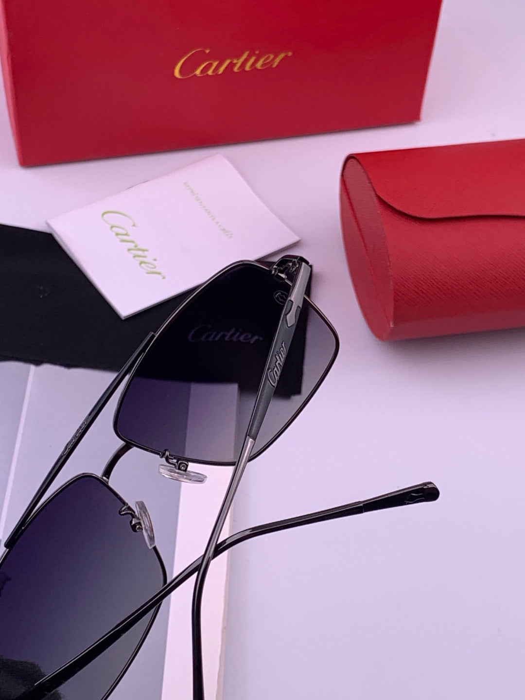 Cartier CK8100 Polarized Fashion Gold Lens Sunglasses for Men & Women - 416007 - detail image 4