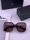 Dior CD3290 Polarized Square Gold Lens Sunglasses for Women - 415388