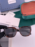 Gucci G0822 Polarized Square Black Lens Sunglasses for Men & Women