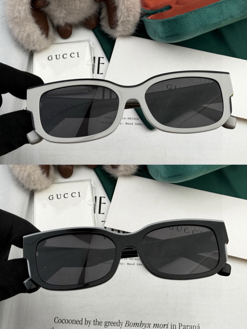 Gucci G0110 Polarized Fashion Gold Lens Sunglasses for Men & Women - detail image 5