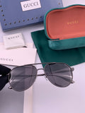 Gucci 0981 Polarized Aviator Gold Lens Sunglasses for Men & Women - 415116