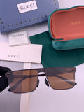 Gucci G0382 Fashion Gold Lens Sunglasses for Men & Women