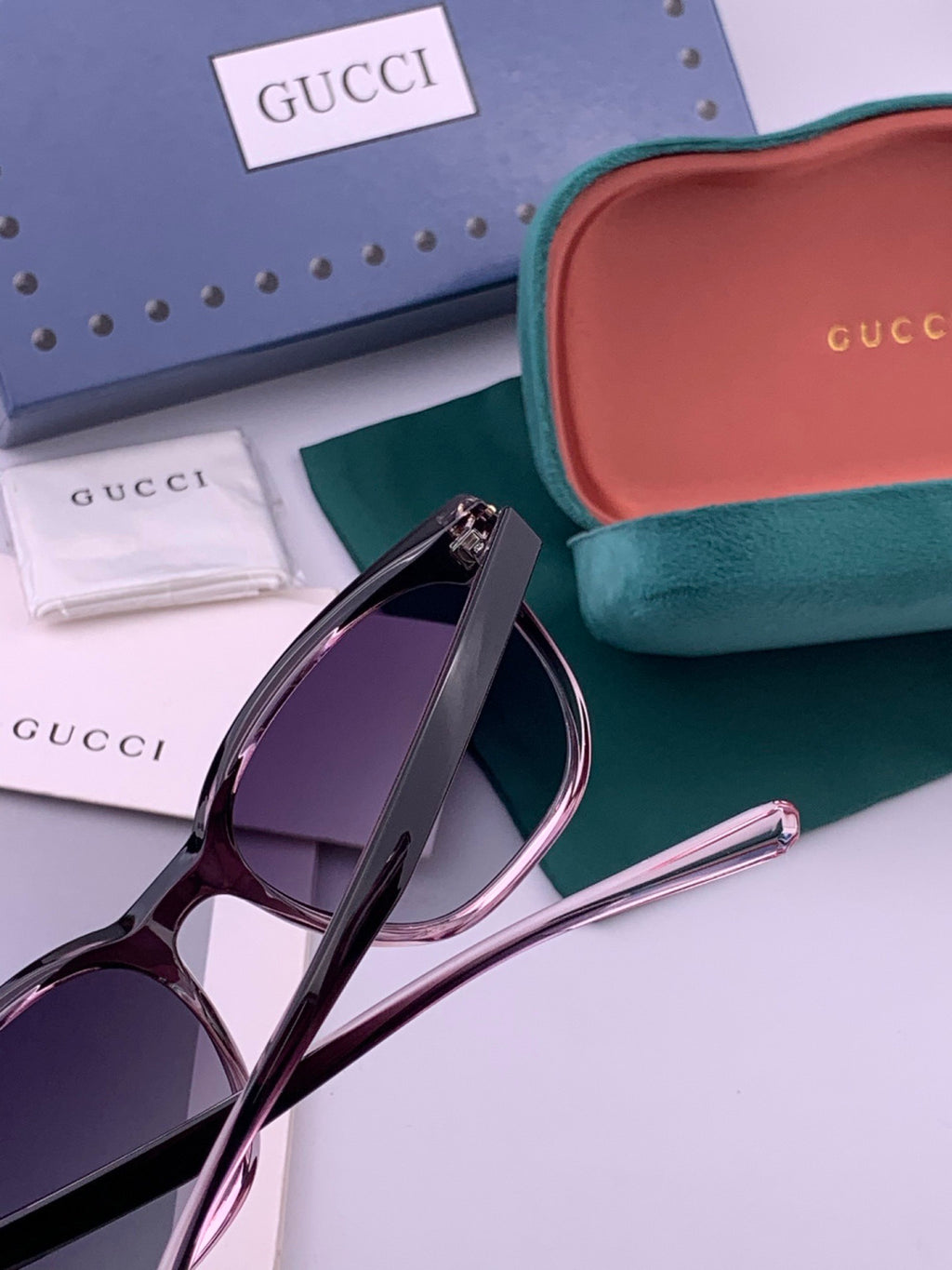 Gucci G17723 Round Black Lens Sunglasses for Men & Women - 415131 - detail image 5
