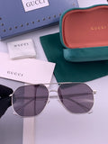 Gucci G4202 Polarized Aviator Orange Lens Sunglasses for Men & Women
