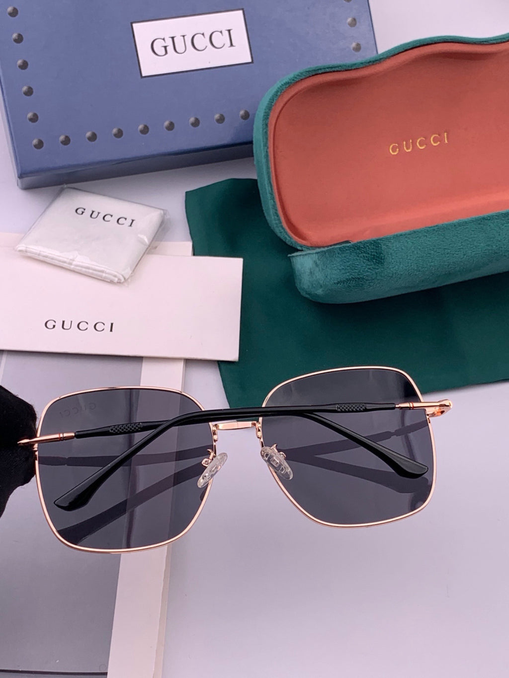 Gucci G0353 Round Brown Lens Sunglasses for Men & Women - 415100 - detail image 3