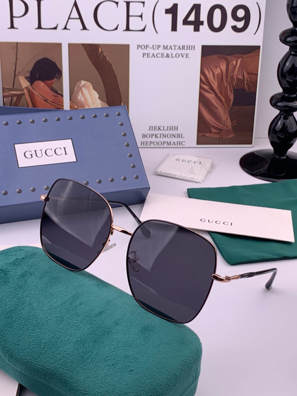 Gucci G0353 Round Brown Lens Sunglasses for Men & Women - 415100