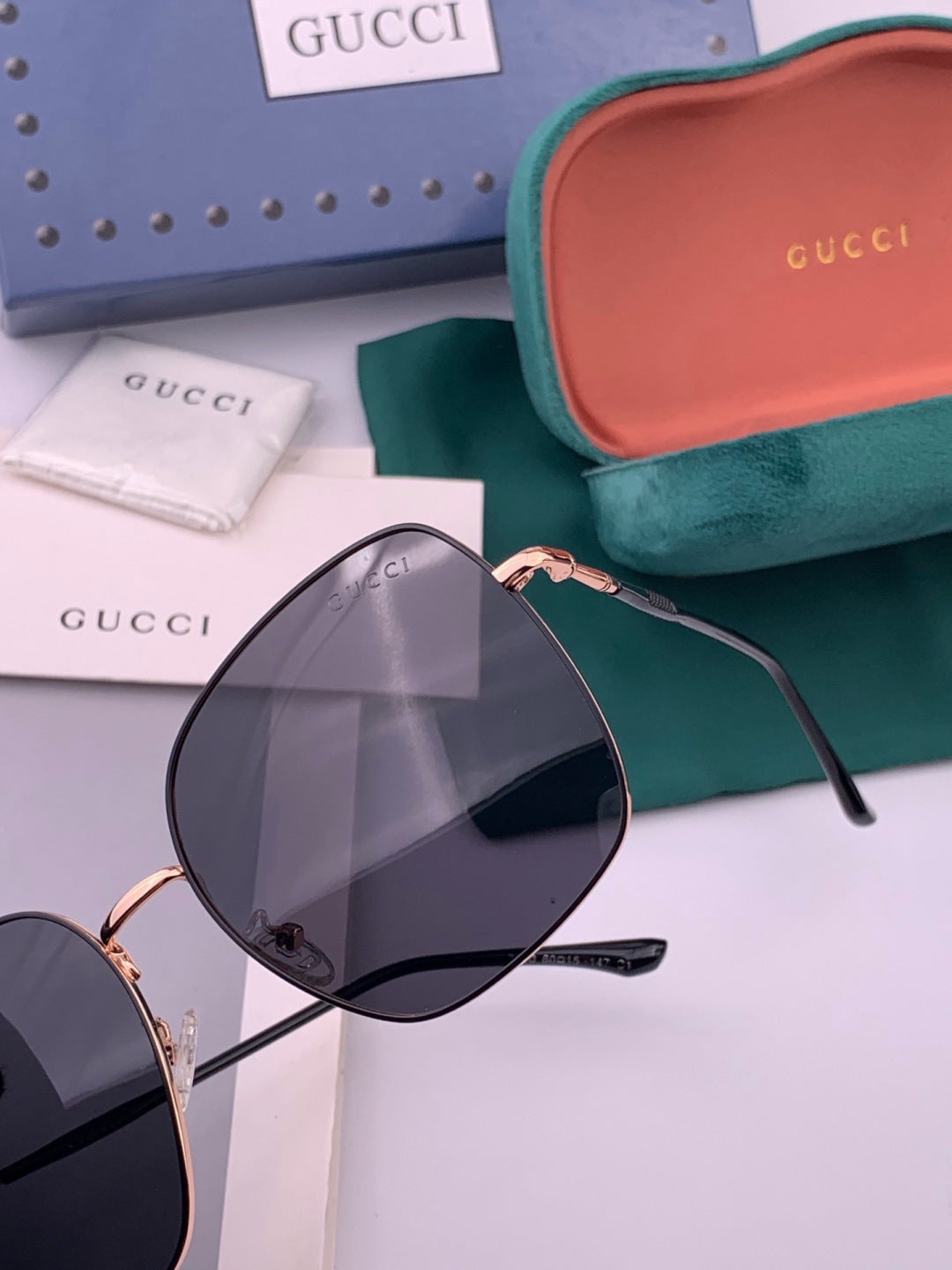 Gucci G0353 Round Brown Lens Sunglasses for Men & Women - 415100 - detail image 2