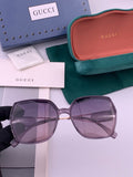 Gucci G9356 Polarized Round Purple Lens Sunglasses for Women