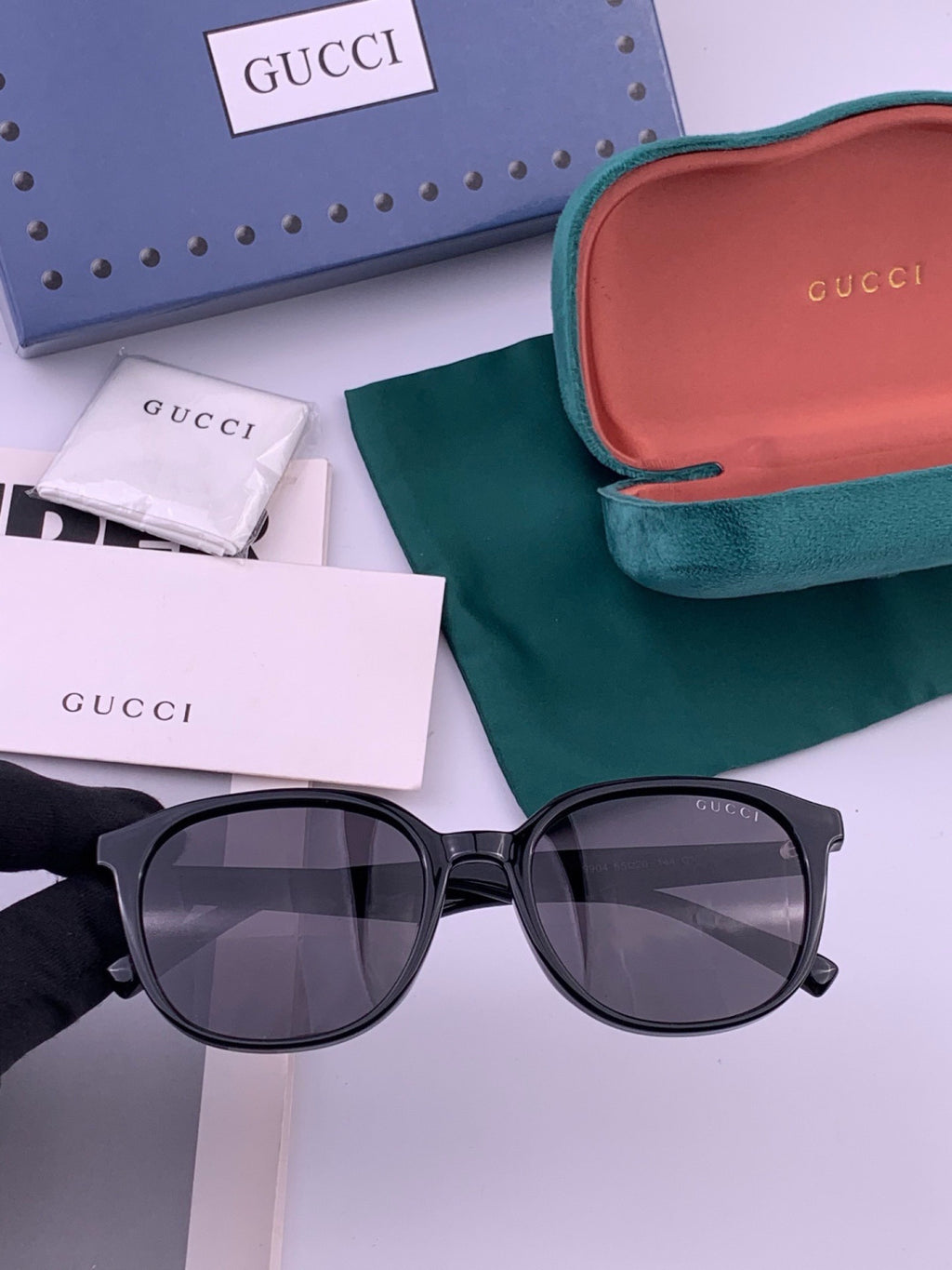 Gucci G4990 Polarized Square Orange Lens Sunglasses for Women - 415092