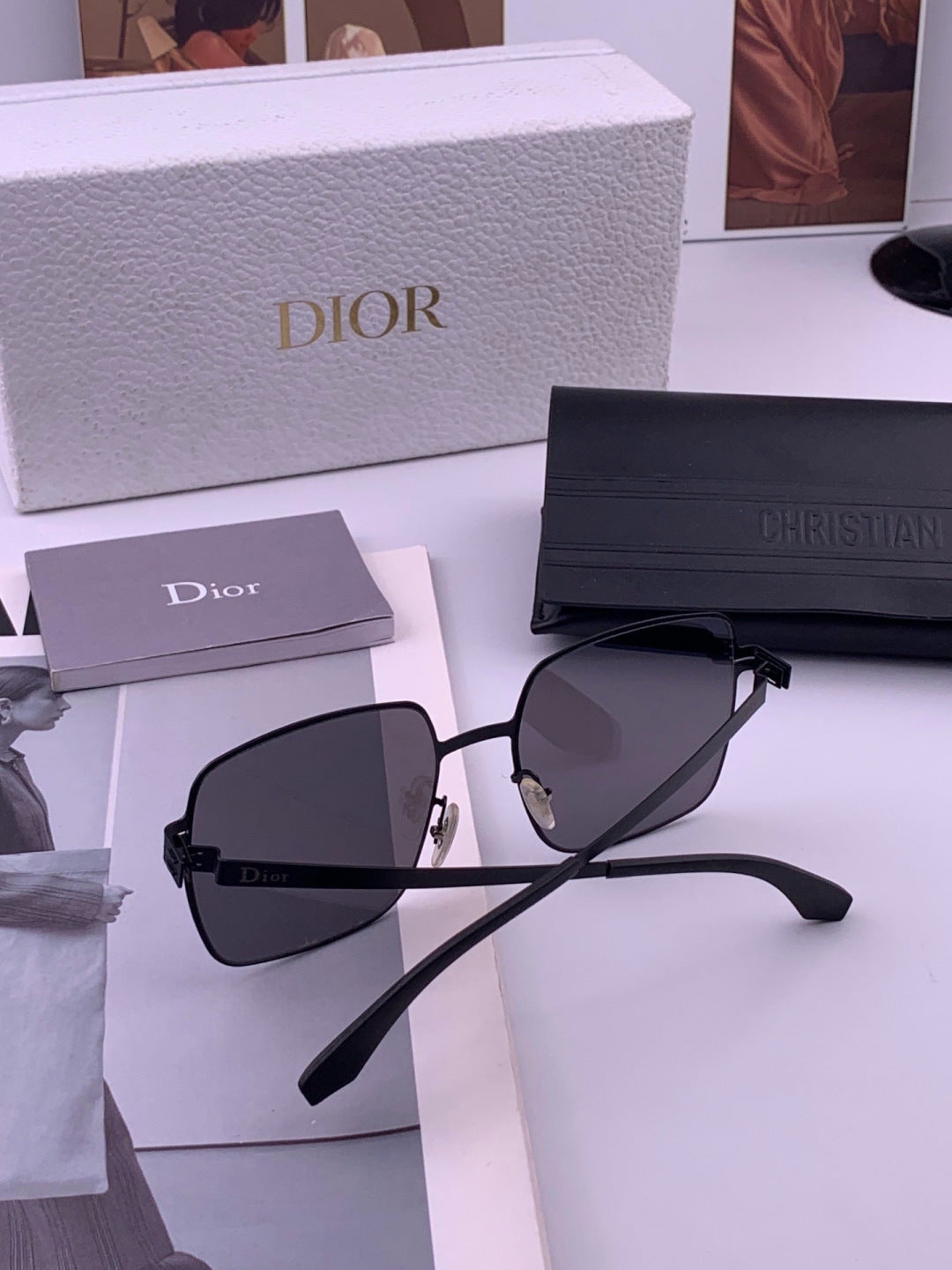 Dior D3908 Fashion Black Lens Sunglasses for Men & Women - 415425 - detail image 7
