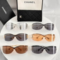 Chanel Fashion Red Lens Sunglasses for Men & Women - 415254