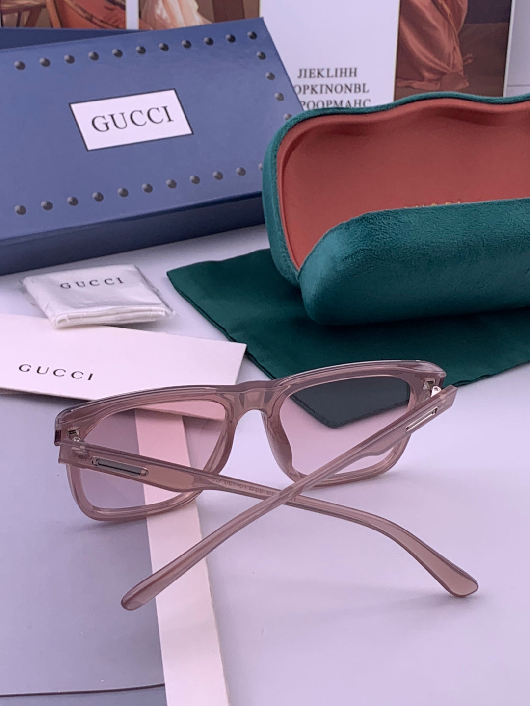 Gucci G65501 Polarized Square Brown Lens Sunglasses for Women - 415036 - detail image 5