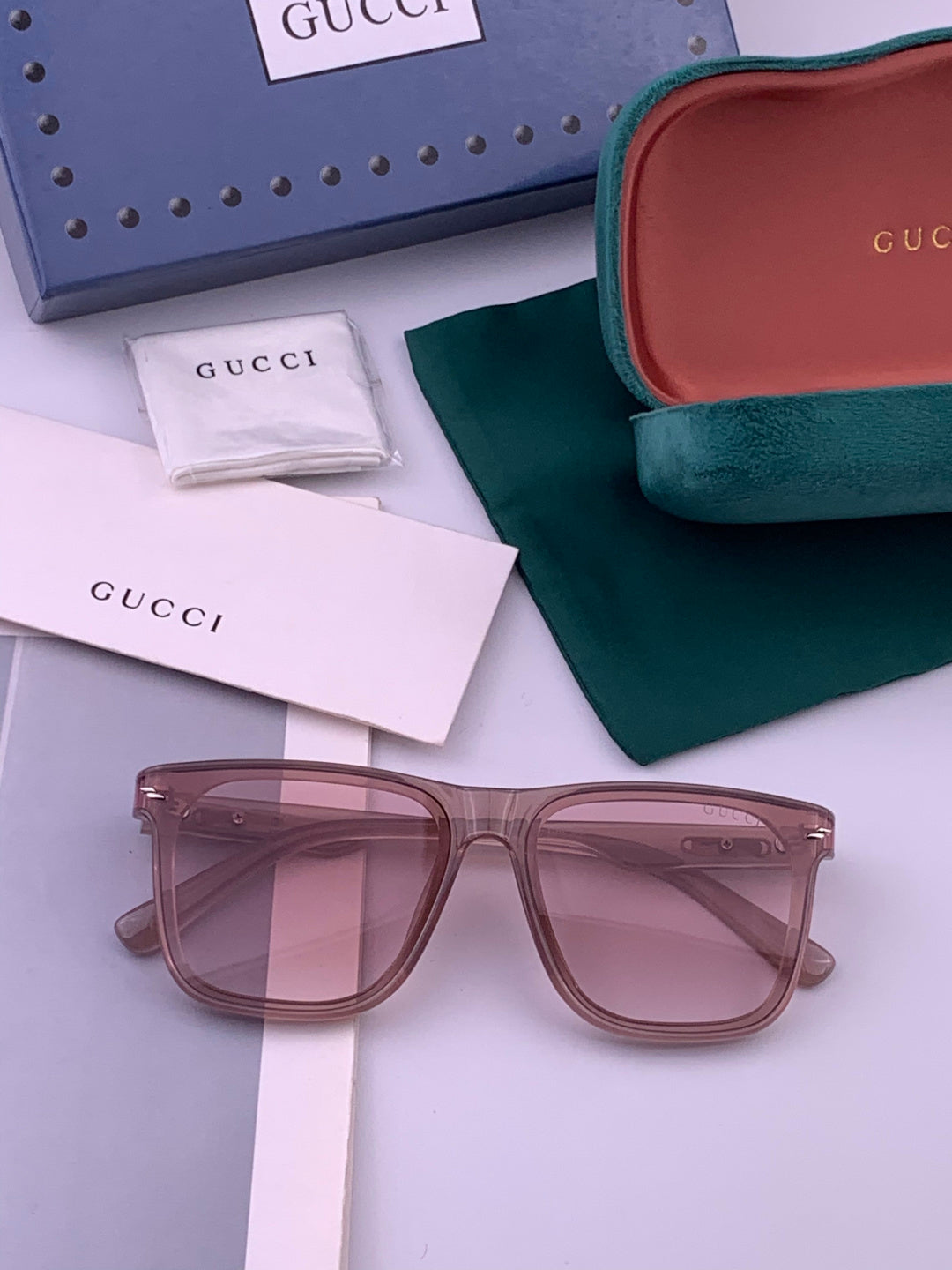 Gucci G65501 Polarized Square Brown Lens Sunglasses for Women - 415036 - detail image 7