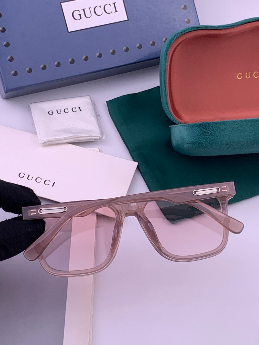 Gucci G65501 Polarized Square Brown Lens Sunglasses for Women - 415036 - detail image 6