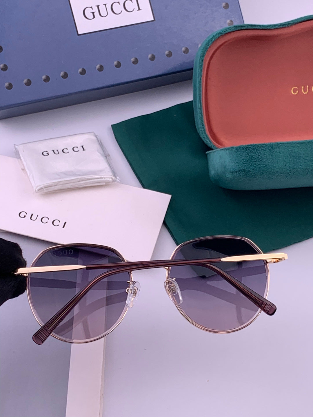 Gucci G2235 Polarized Round Brown Lens Sunglasses for Women - 415040 - detail image 6