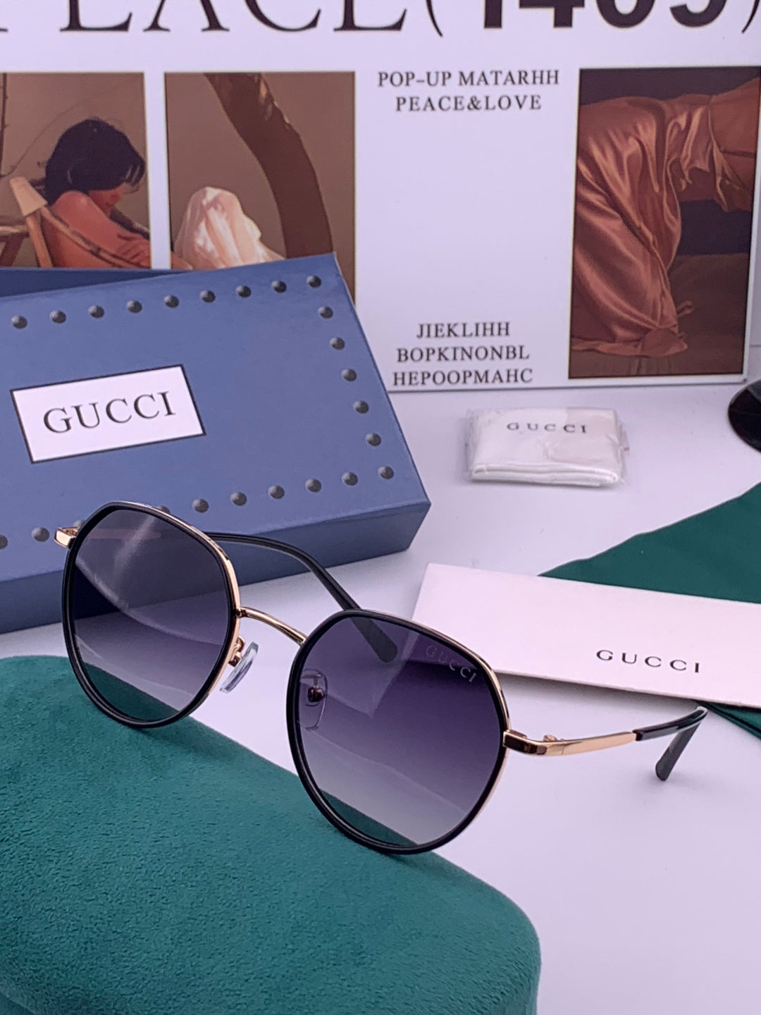 Gucci G2235 Polarized Round Brown Lens Sunglasses for Women - 415041 - detail image 2