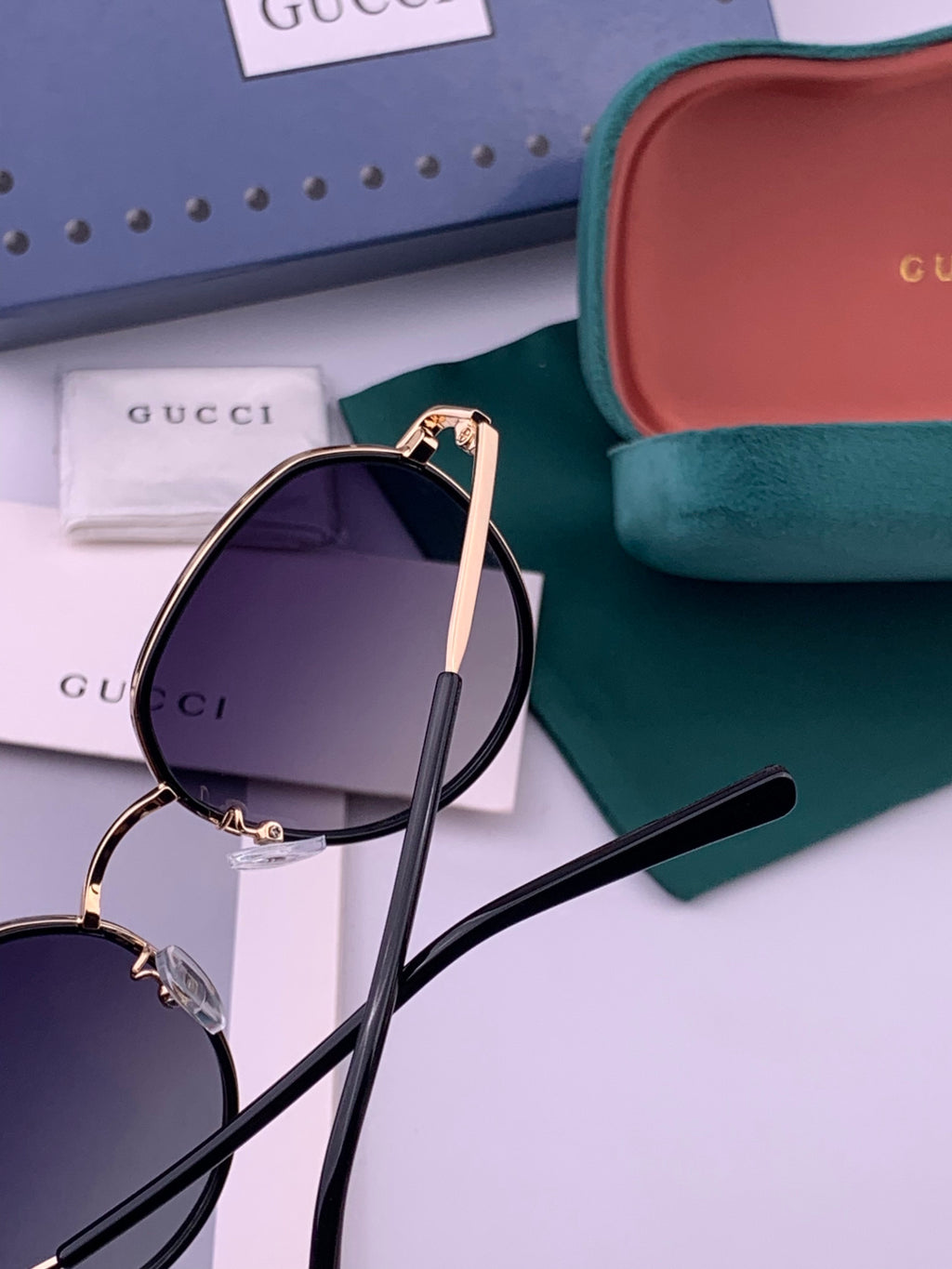 Gucci G2235 Polarized Round Brown Lens Sunglasses for Women - 415041 - detail image 3