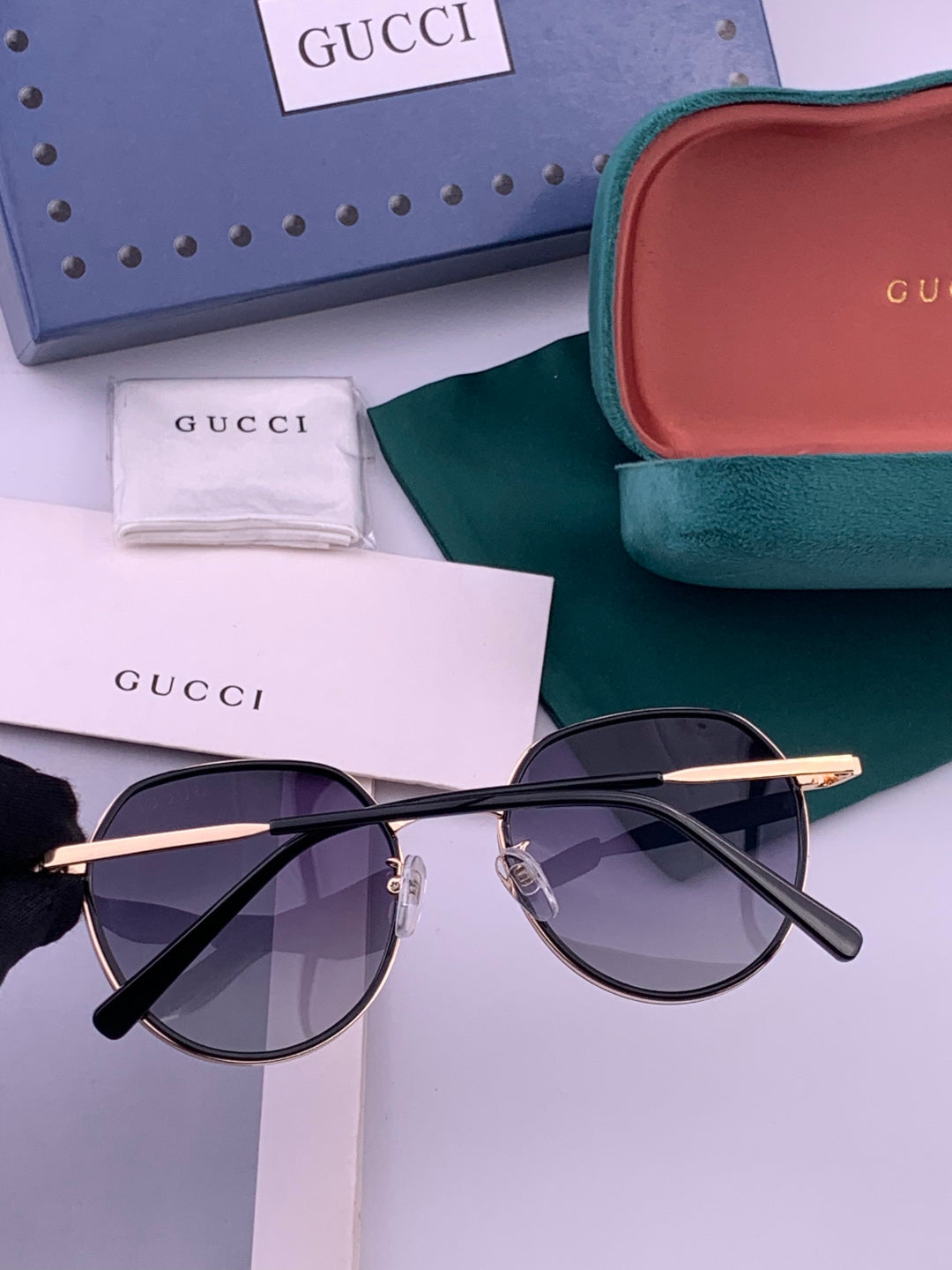 Gucci G2235 Polarized Round Brown Lens Sunglasses for Women - 415041 - detail image 6