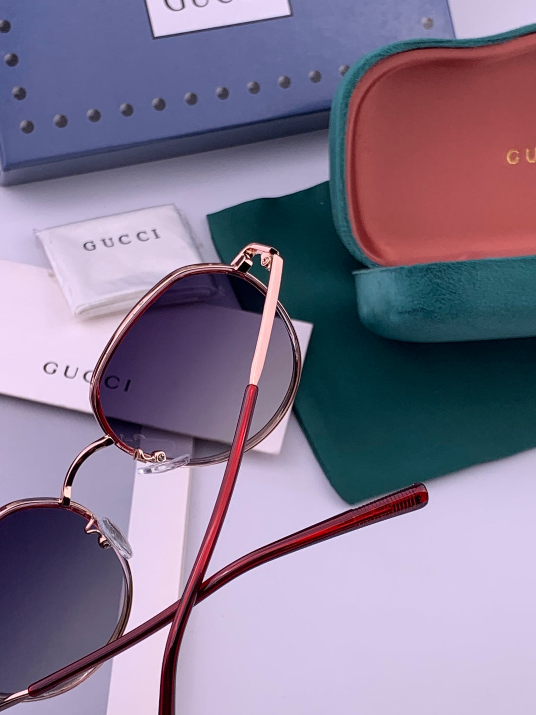 Gucci G2235 Polarized Round Brown Lens Sunglasses for Women - 415042 - detail image 5