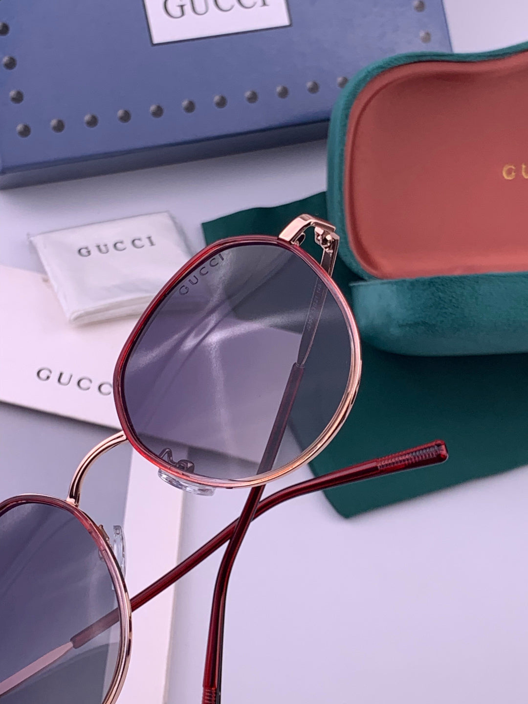 Gucci G2235 Polarized Round Brown Lens Sunglasses for Women - 415042 - detail image 4