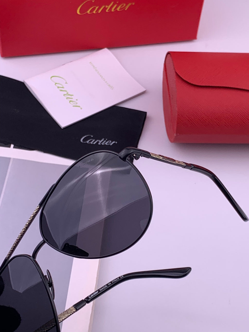 Cartier CK4080 Polarized Fashion Orange Lens Sunglasses for Men & Wom - 415914 - detail image 3