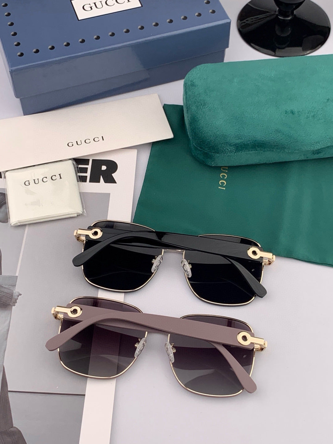 Gucci G9388 Round Brown Lens Sunglasses for Men & Women - 415049 - detail image 6