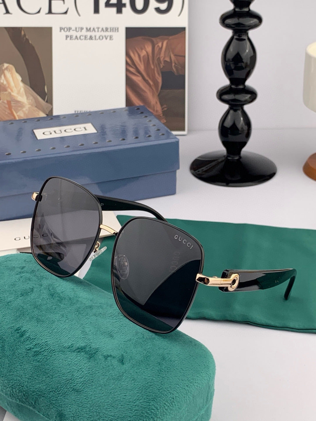 Gucci G9388 Round Brown Lens Sunglasses for Men & Women - 415049 - detail image 3