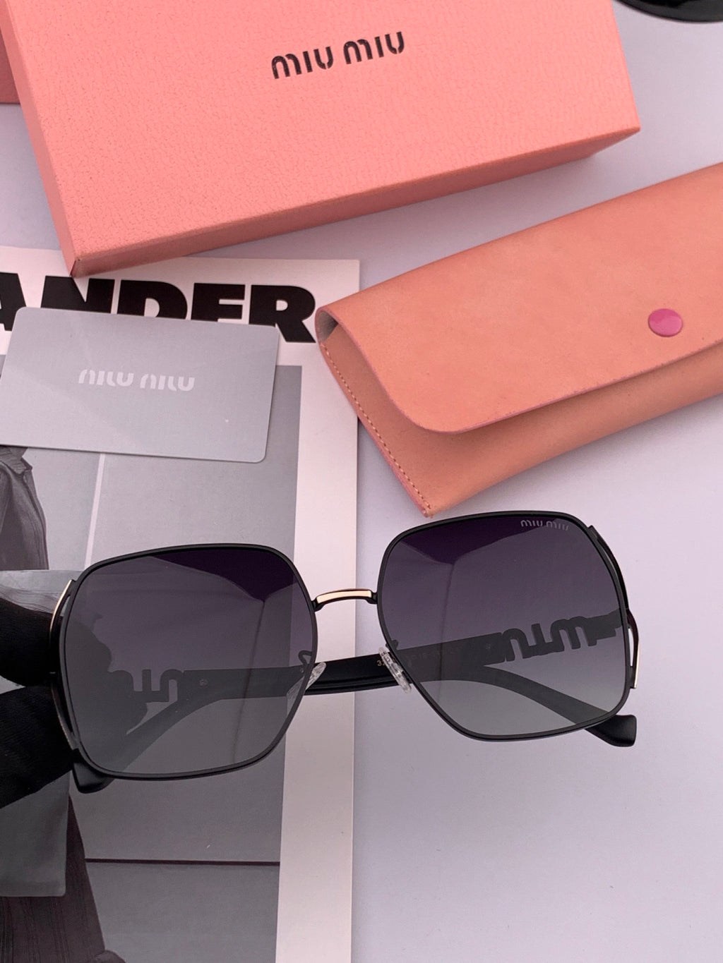 Miu Miu M1321 Fashion Gray Lens Sunglasses for Men & Women - 416247 - detail image 3