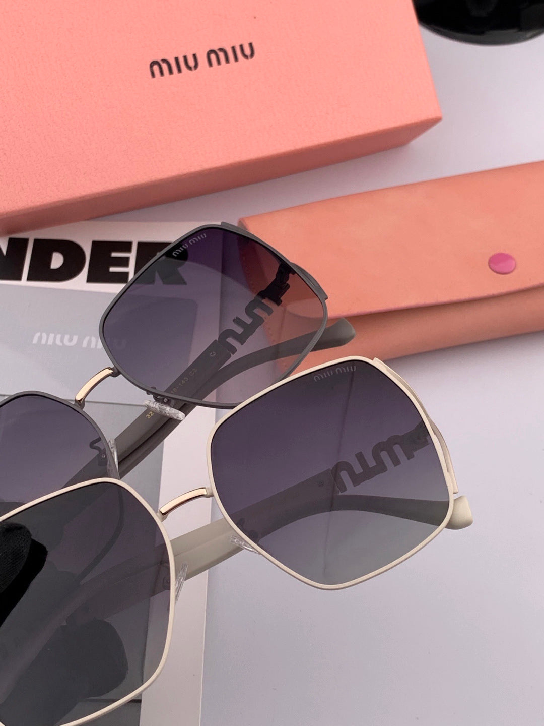 Miu Miu M1321 Fashion Gray Lens Sunglasses for Men & Women - 416247 - detail image 6