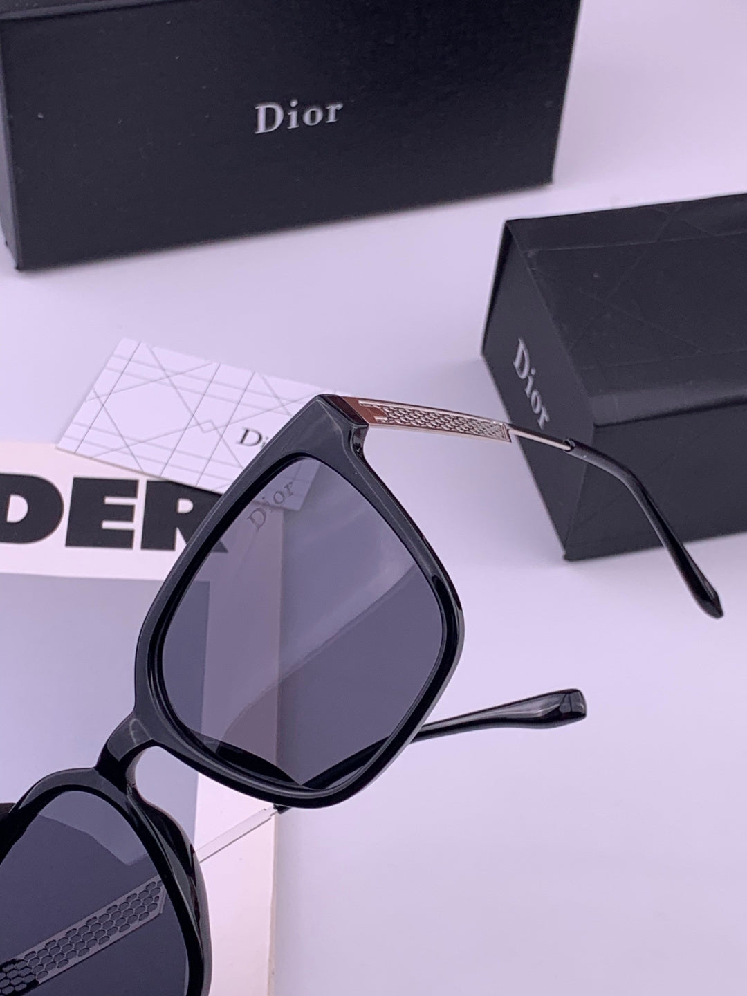 Dior CD35511 Polarized Square Brown Lens Sunglasses for Women - 415457 - detail image 3