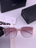 Dior CD35511 Polarized Square Brown Lens Sunglasses for Women - 415458