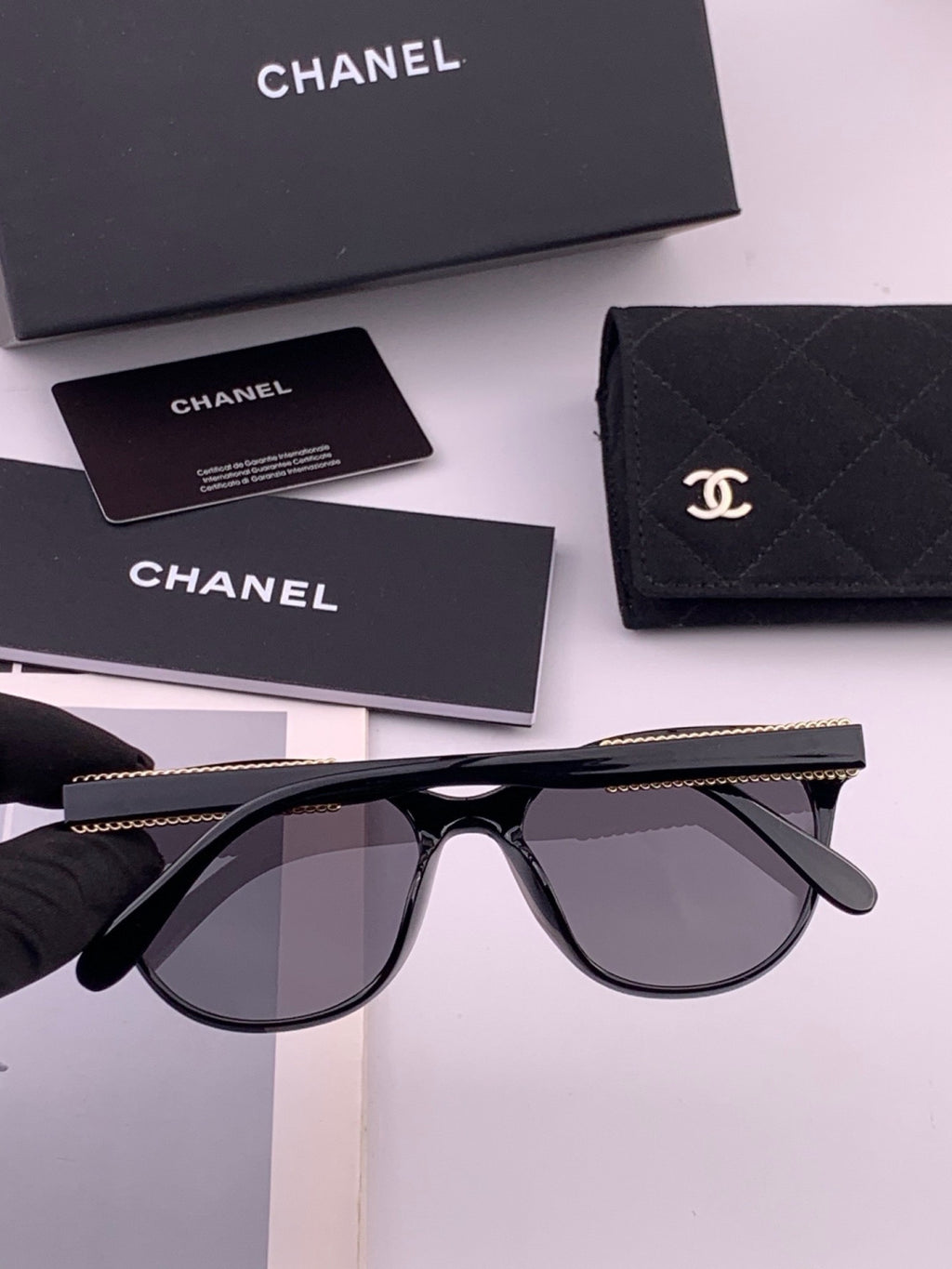 Chanel CH7821 Polarized Round Brown Lens Sunglasses for Men & Women - 415239 - detail image 7