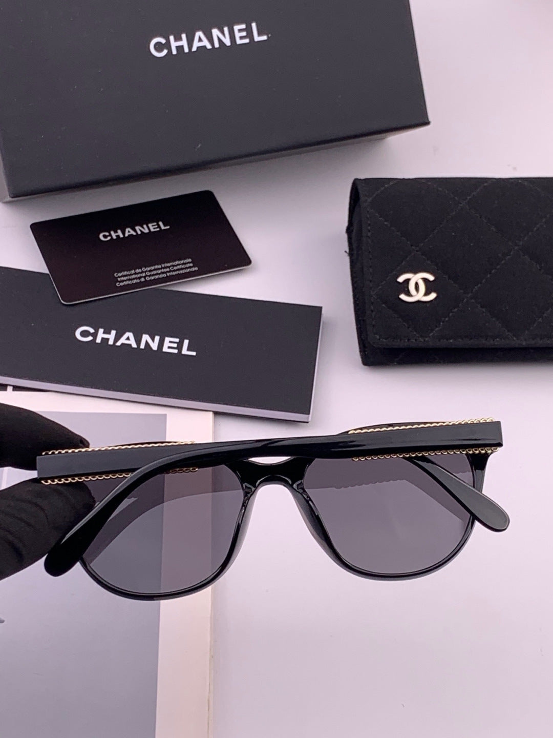 Chanel CH7821 Polarized Round Brown Lens Sunglasses for Men & Women - 415239 - detail image 7