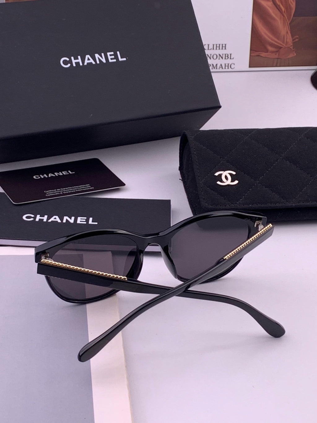 Chanel CH7821 Polarized Round Brown Lens Sunglasses for Men & Women - 415239 - detail image 6