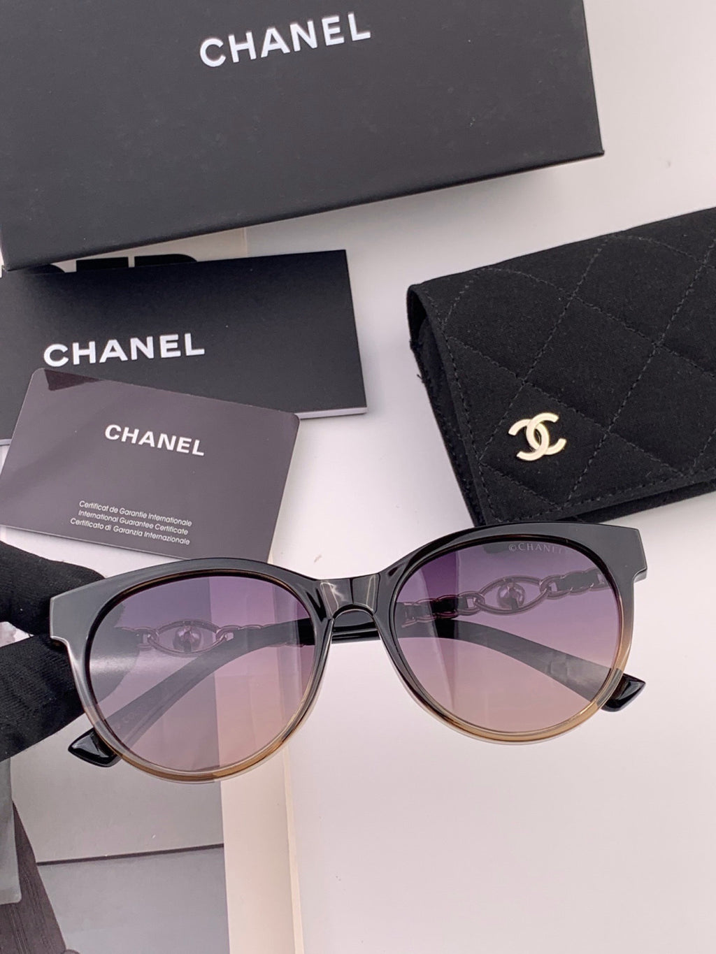 Chanel CH9787 Polarized Oversized Gray Lens Sunglasses for Men & Wome - 415240
