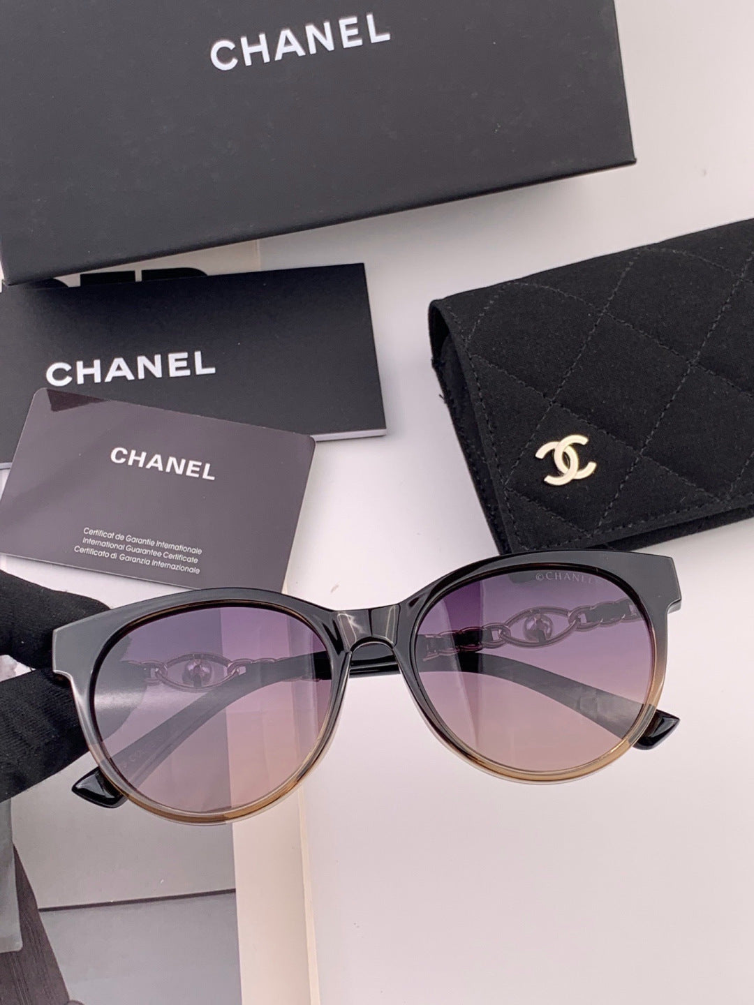 Chanel CH9787 Polarized Oversized Gray Lens Sunglasses for Men & Wome - 415240