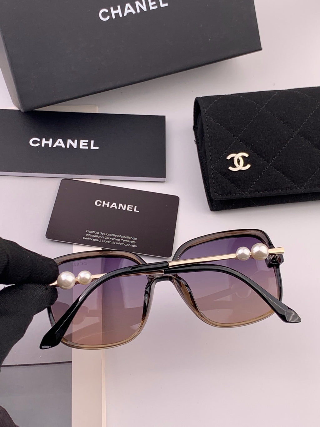 Chanel CH5786 Polarized Oversized Gray Lens Sunglasses for Men & Wome - 415241 - detail image 7