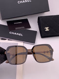 Chanel CH1910 Polarized Oversized Gold Lens Sunglasses for Men & Wome - 415245