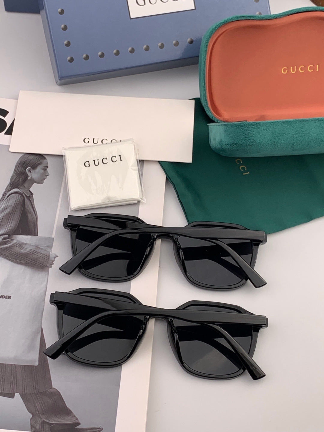 Gucci G6358 Fashion Gold Lens Sunglasses for Men & Women - 415034 - detail image 5